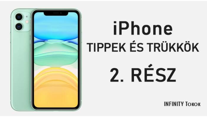 Tippek és trükkök az iPhone felturbózásához, II. rész